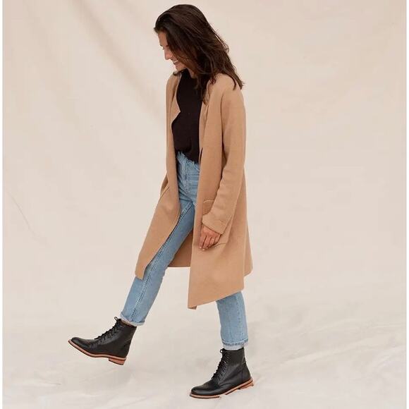 NISOLO Black Leather All-Weather Amalia Boots Size 10 - Picture 5 of 16